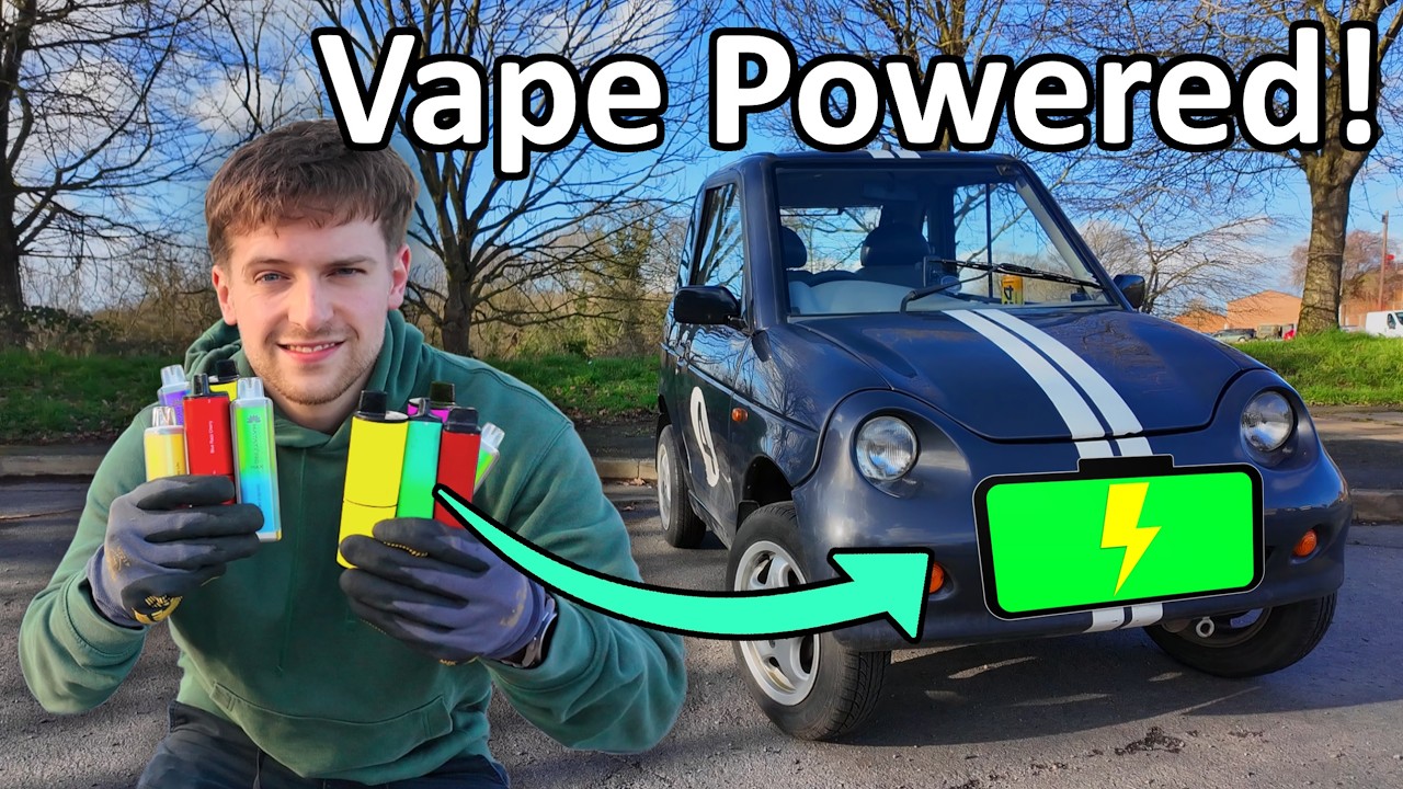 500 Tek Kullanımlık Vape ile Elektrikli Araç Çalıştırıldı 500 Tek Kullanımlık Vape ile Elektrikli Araç Çalıştırıldı